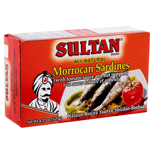 Sultan Sardines Tomato Hot 125g