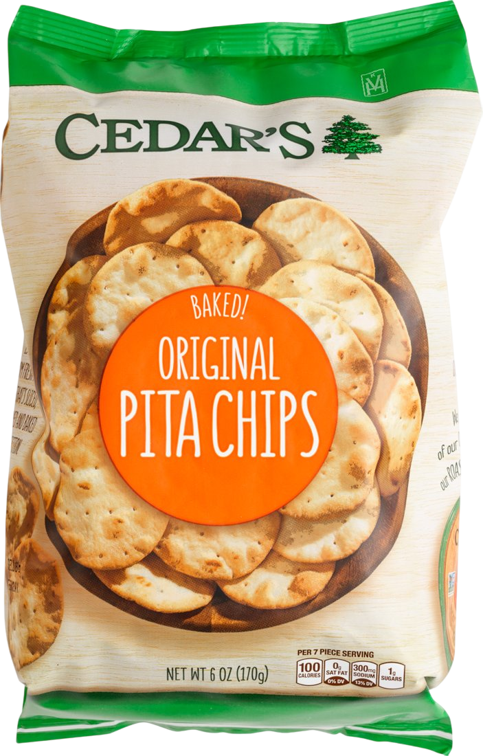 Cedar`s Plain Pita Chips 0.35kg