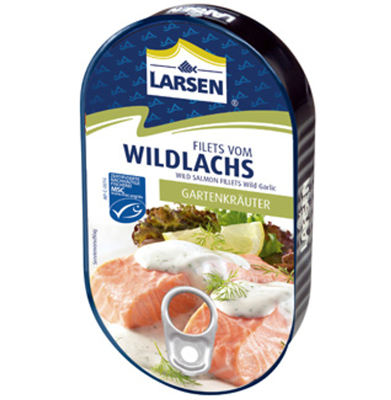 Larsen Wild Salmon in Garlic Sauce