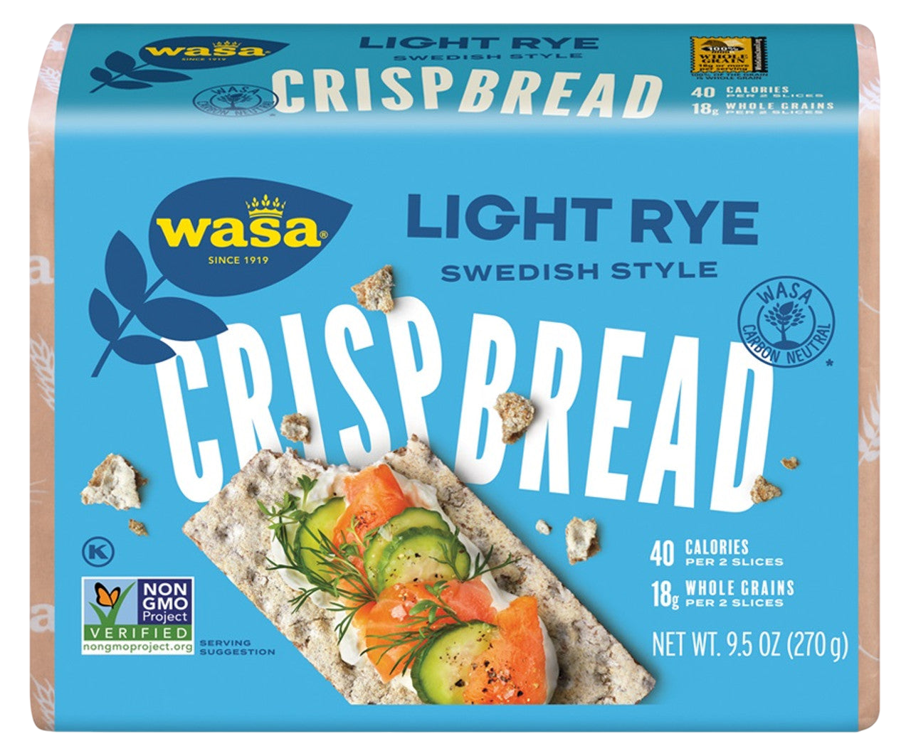 Wasa Light Rye Crispbread 270g