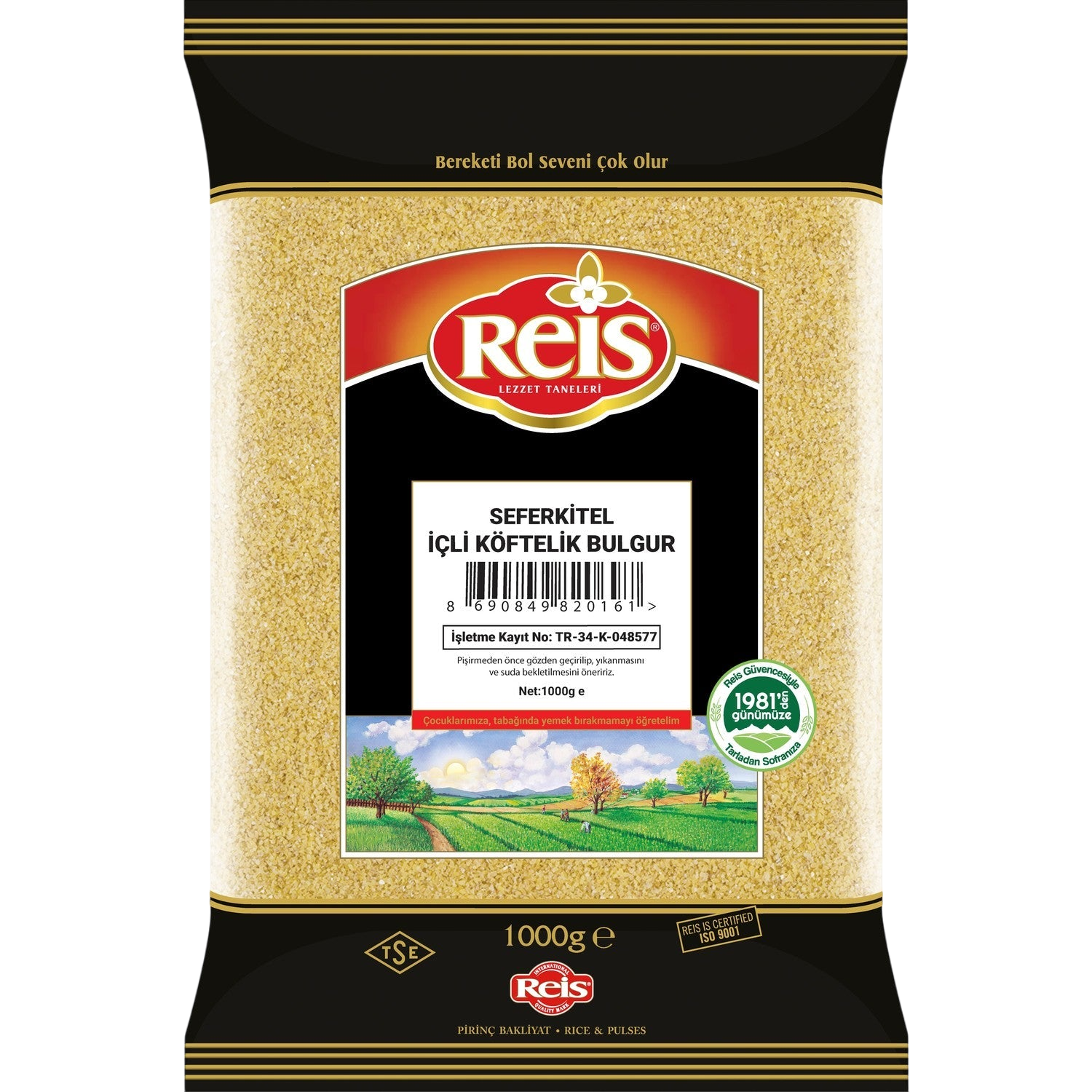 Reis Icli Koftelik Bulgur 1 kg