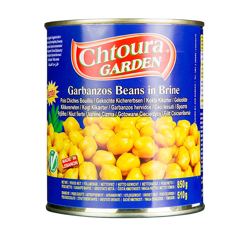 Chtoura Garden Chick Peas In Brine 850g