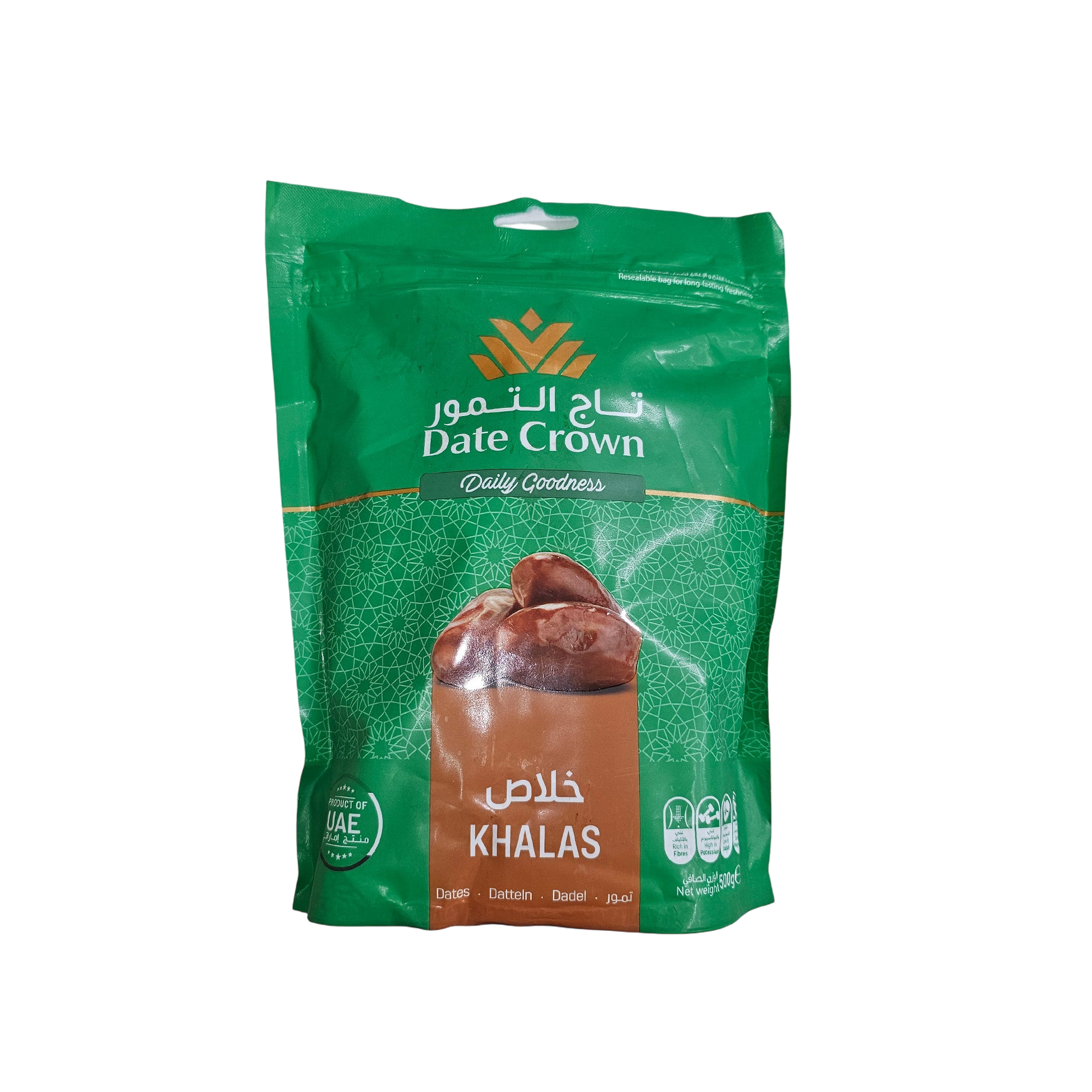 Whole Khalas Dates By Date Crown 500 g