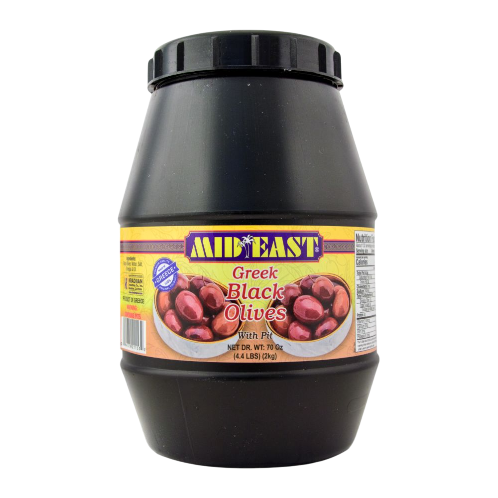 Mideast Black Olives 70 oz