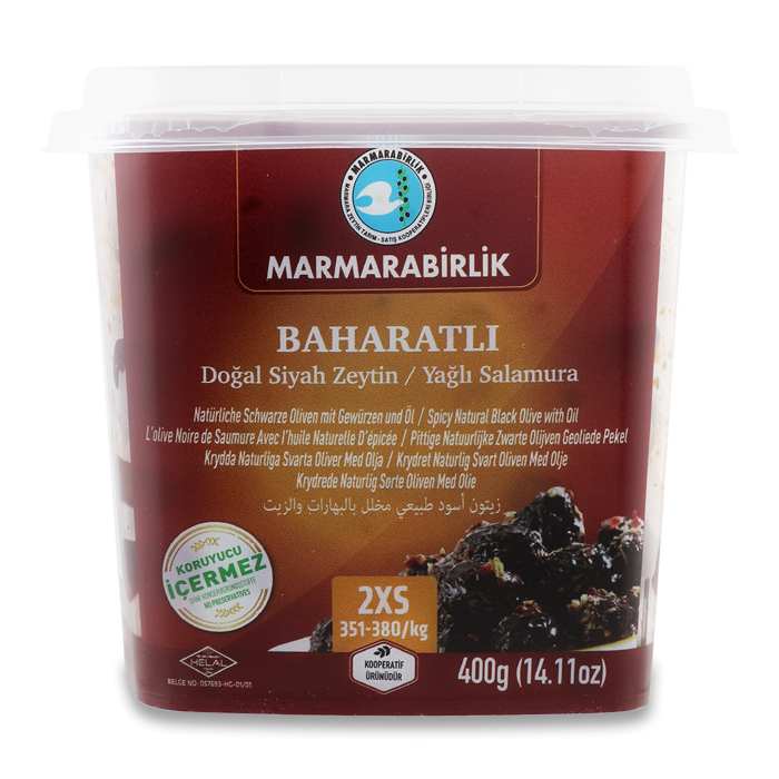 Marmara Birlik Gemlik Black Olive Çesnili