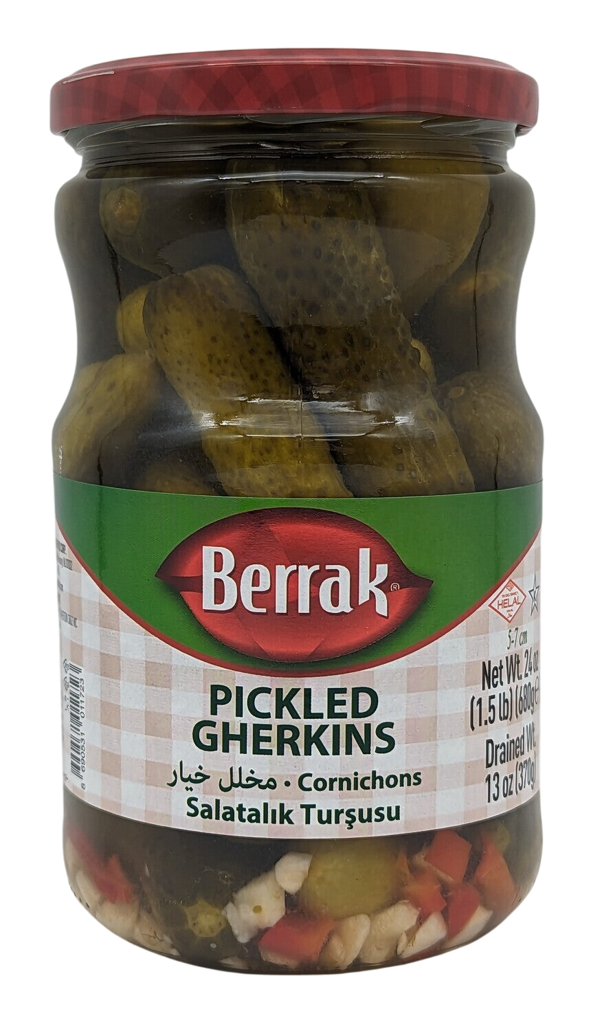 Berrak Pickled Gherkins 670g