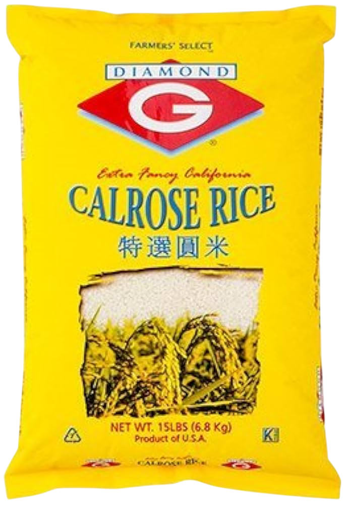 Diamond G Calrose Rice 15 lb