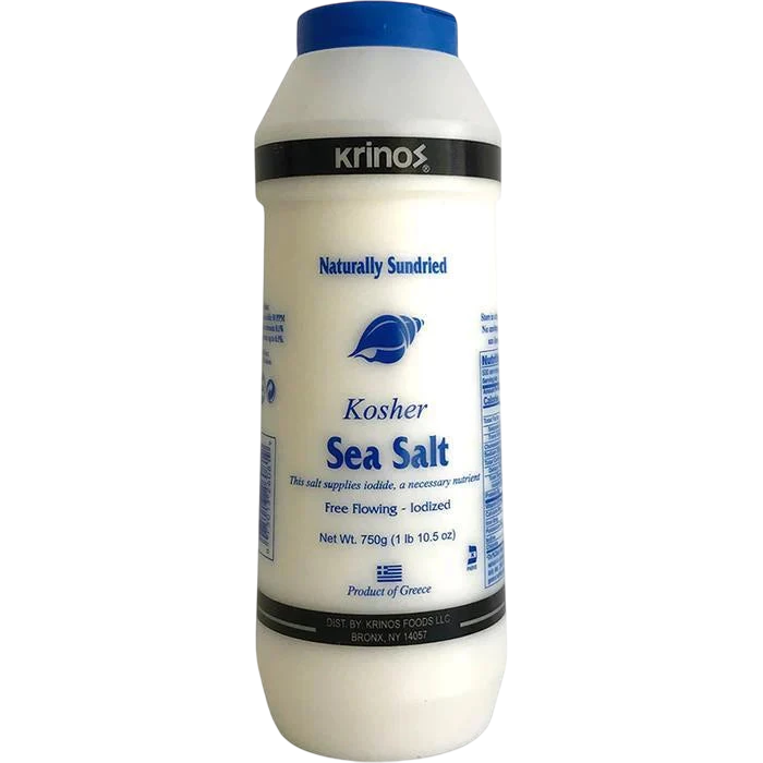 Krinos Kosher Sea Salt 750g