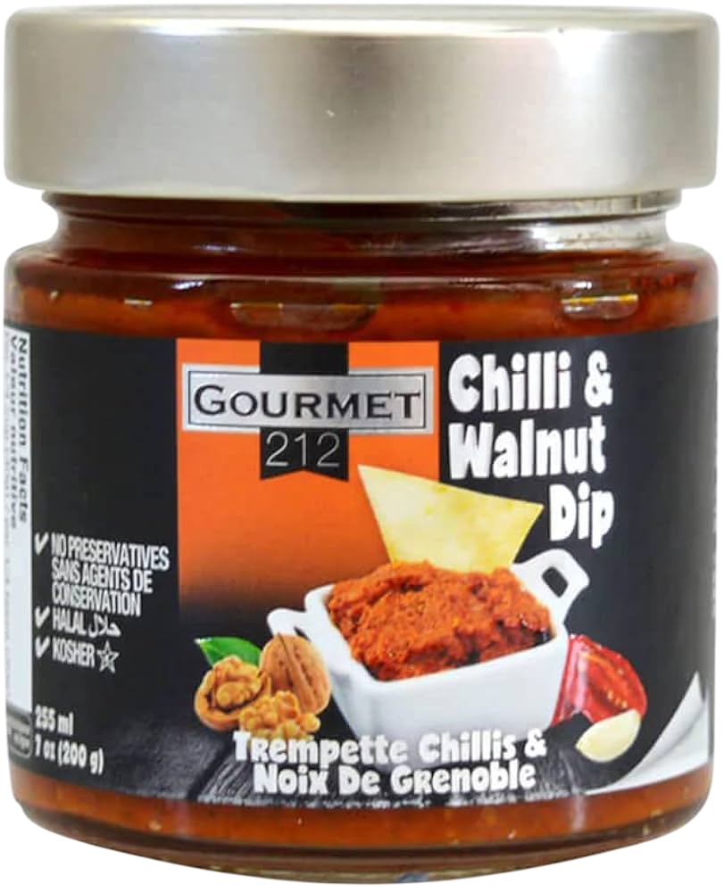 Gourmet 212 Chilli And Walnut Dip 290g