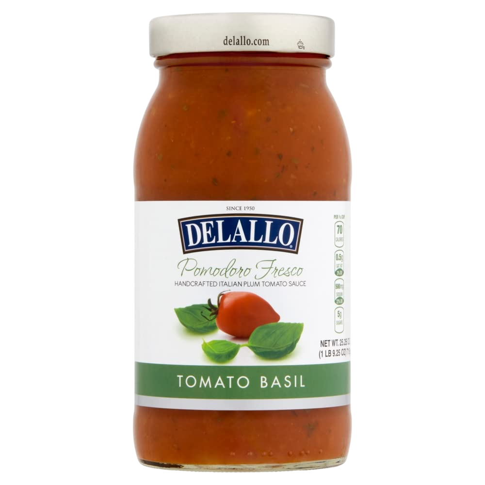 Delallo Pomodoro Fresco Tomato Basil Sauce 25oz