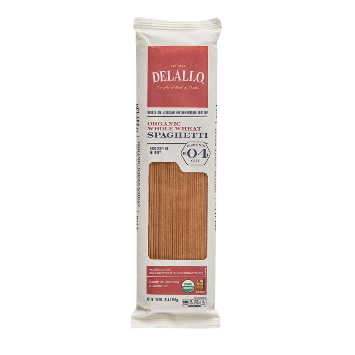 Delallo Whole Wheat Spaghetti 16oz