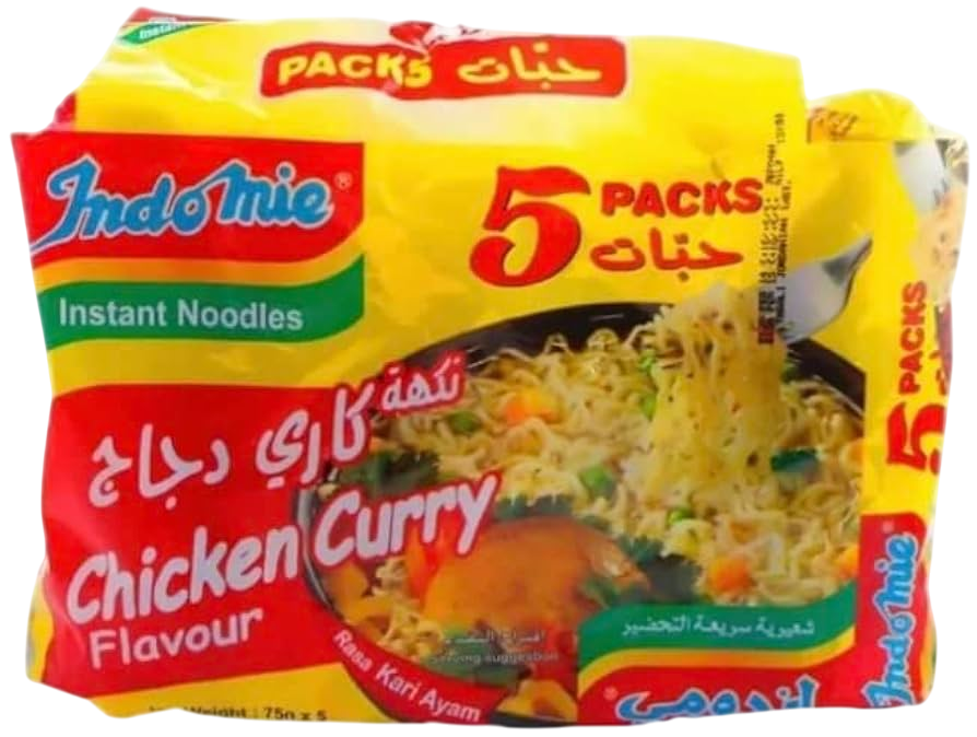 Indomie Chicken Curry Flavored Noodles 375g