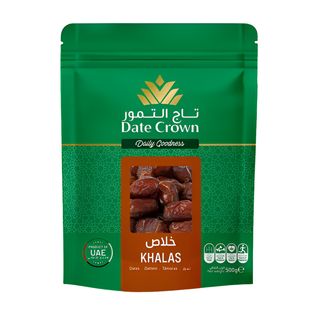 Date Crown Whole Khalas Dates 500 g