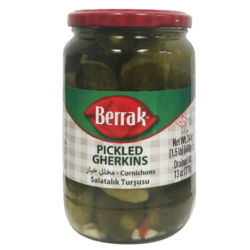 Berrak Pickled Gherkins 24oz