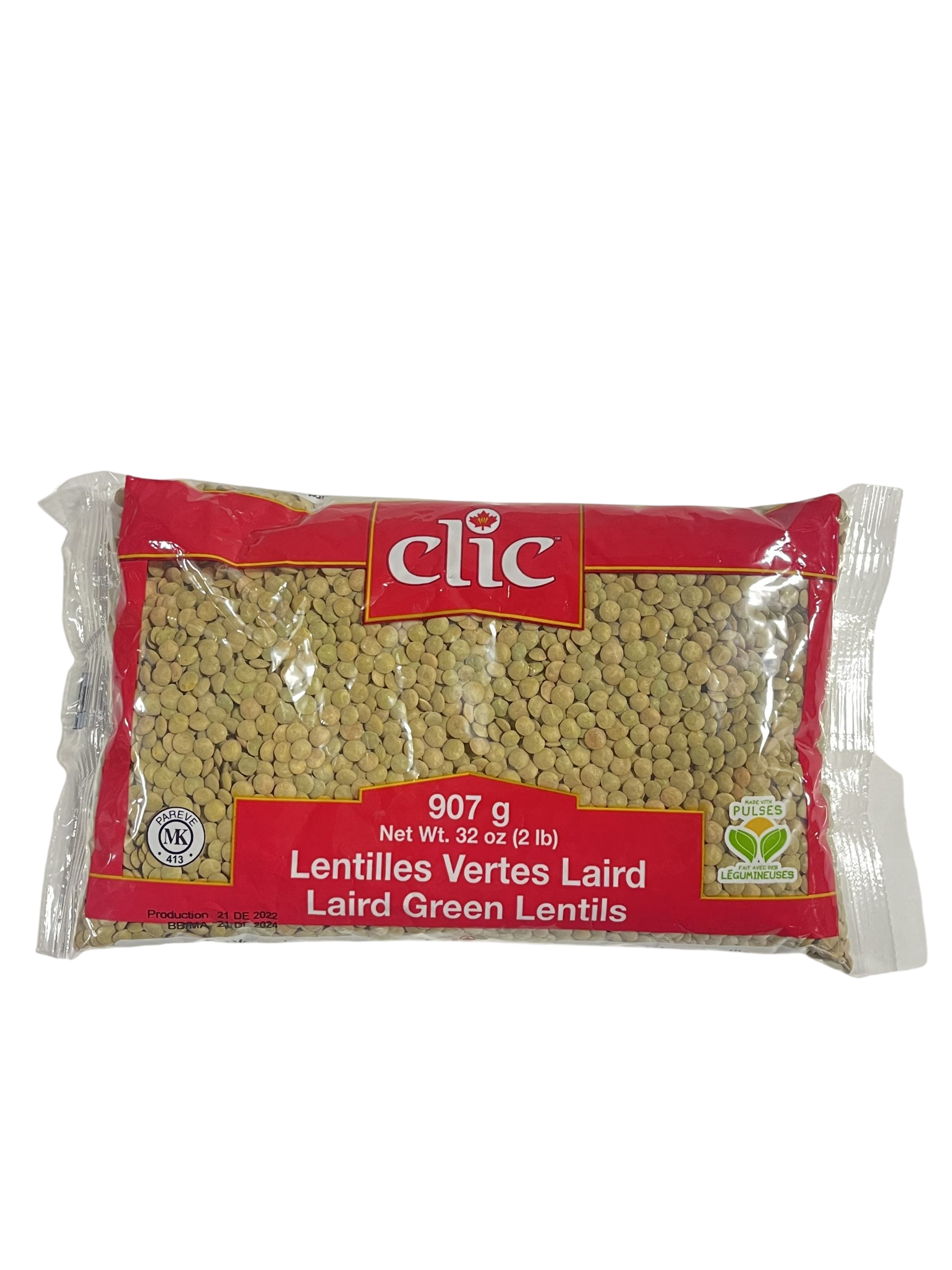 Clic Laired Laird Green Lentils 2lb