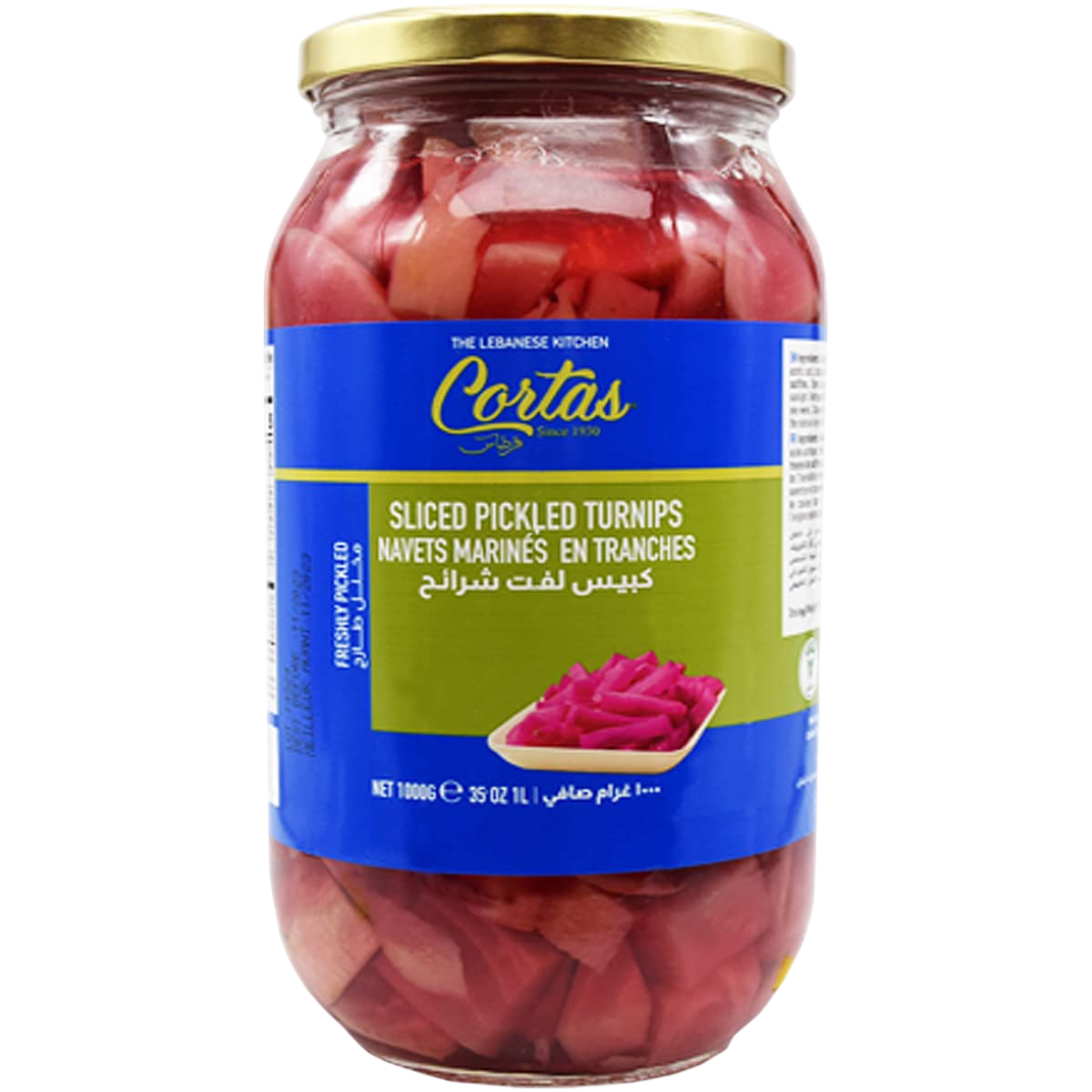 Cortas  Pickled Turnips 35 oz