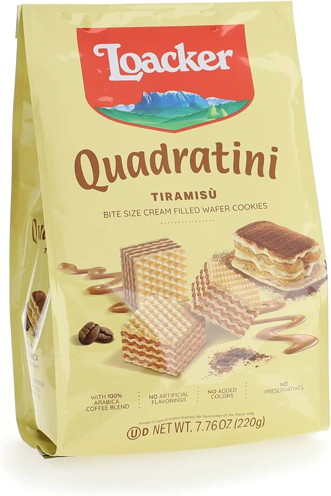 Loacker Quadratini Tiramisu Wafer