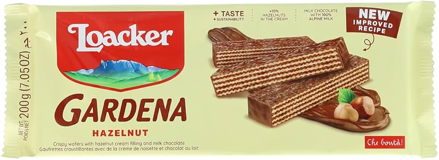 Loacker Gardena Hazelnut Wafer 200g