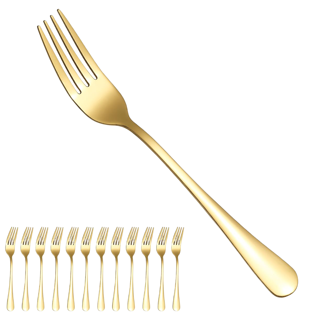 Nour Gold Plated Forks