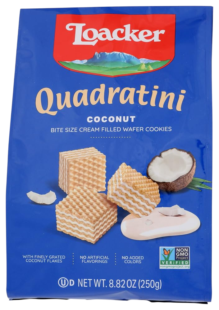 Loacker Quadratini Coconut Wafer 250g