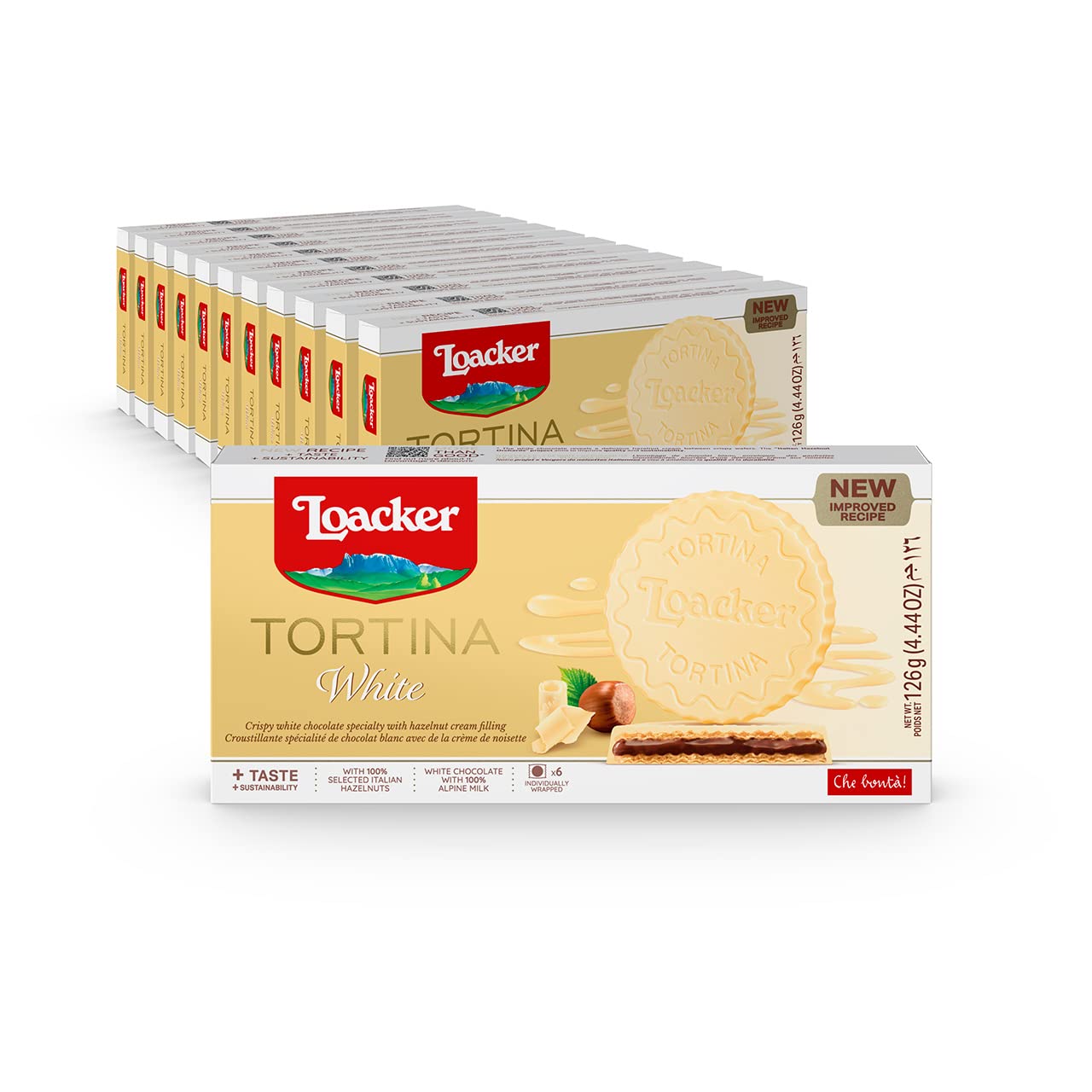 Loacker Tortina White