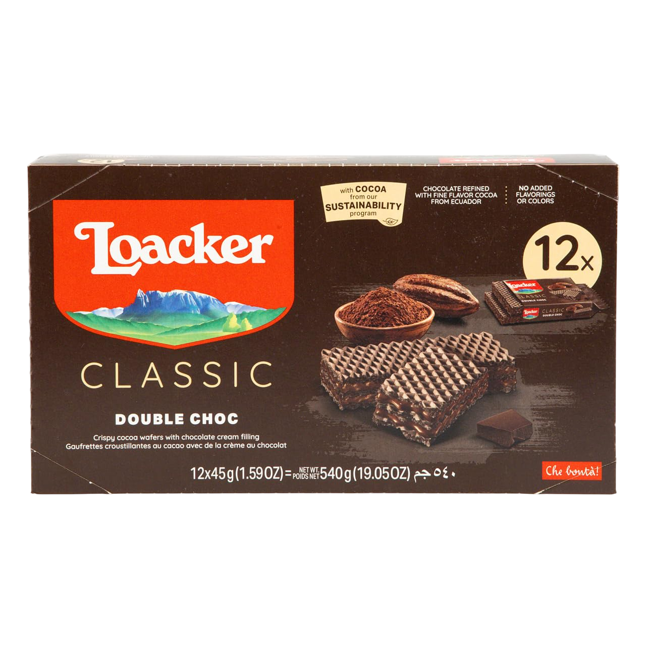 Loacker Double Choc Wafer 45g