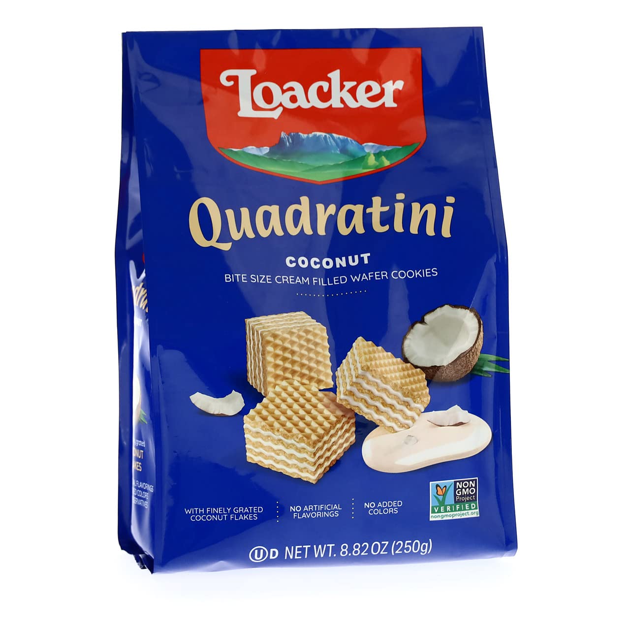 Loacker Quadratini Coconut Wafer