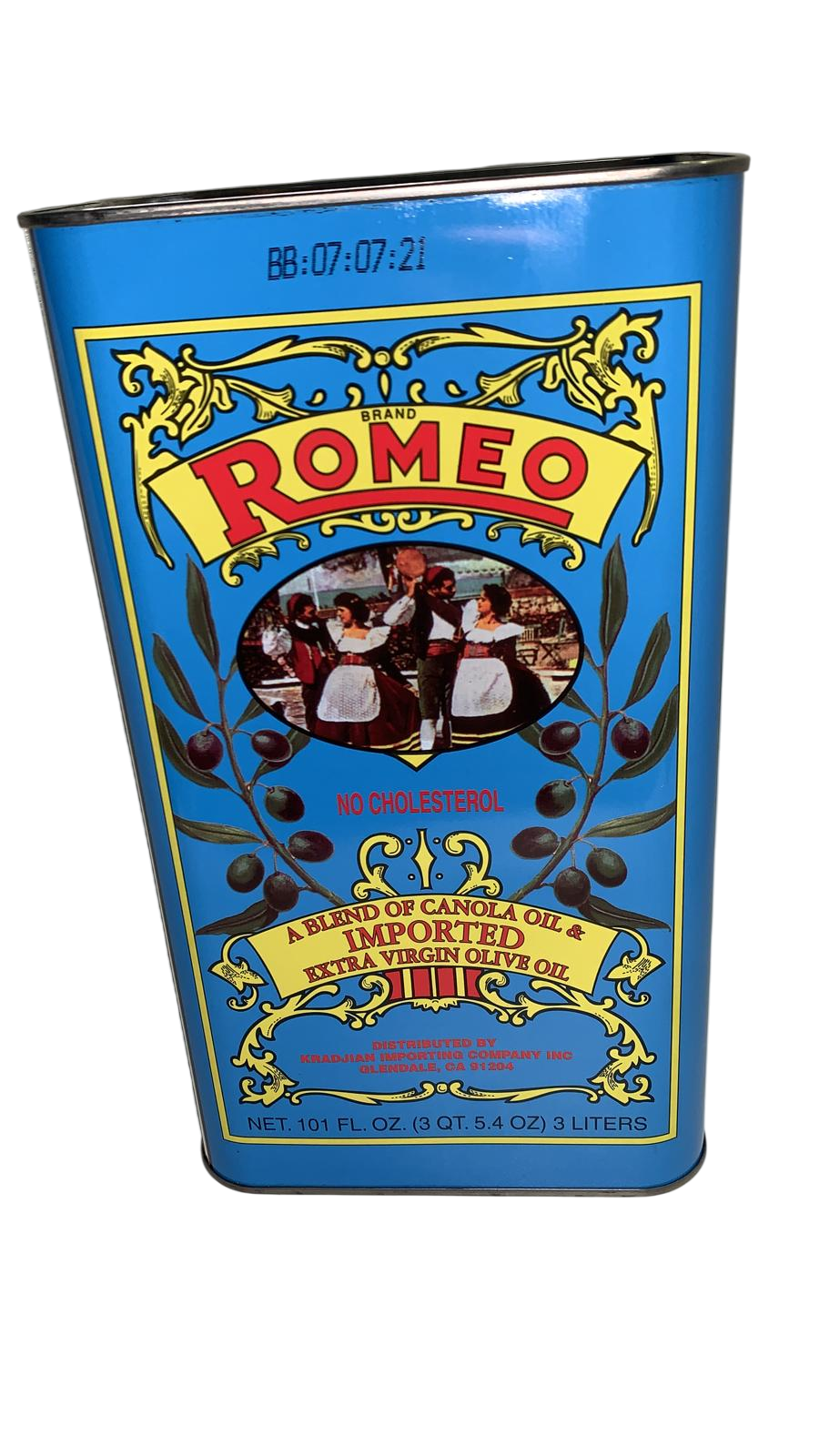 Romeo Olive And Canola Oil 3 l