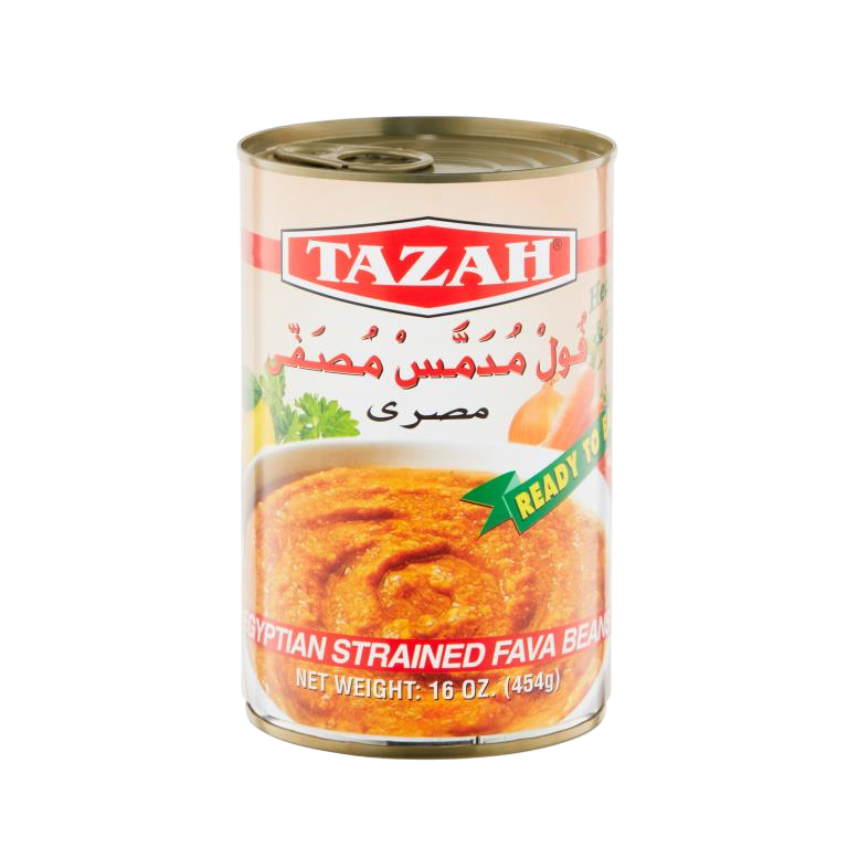 Tazah egyptian strained fava beans