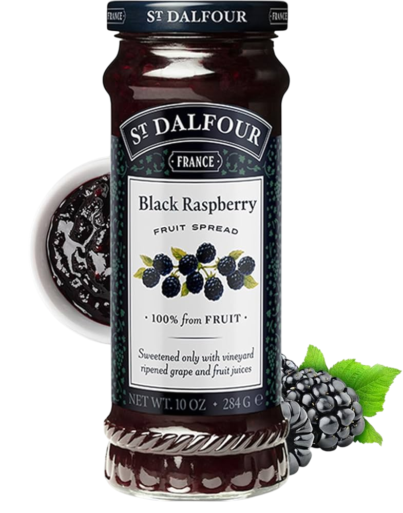 St Dalfour Black Raspberry Fruit Spread 10 oz