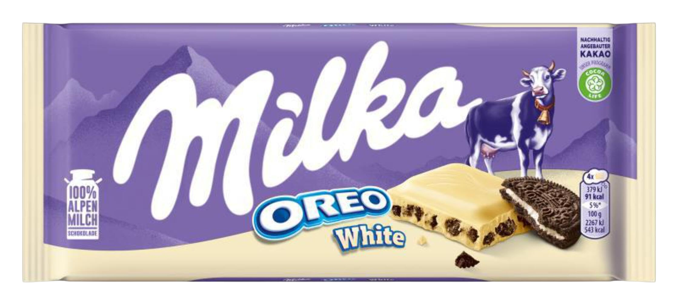 Milka Oreo White Chocolate 100g