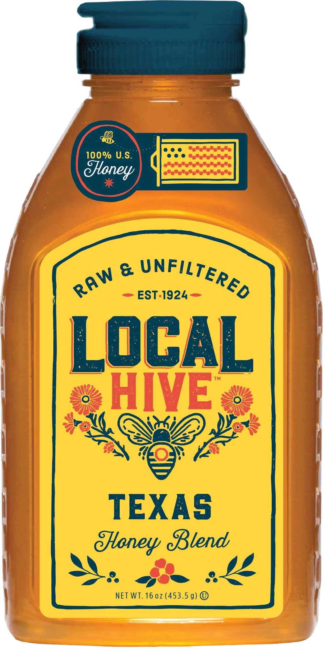 Local Hive Raw Texas Honey 16 oz.