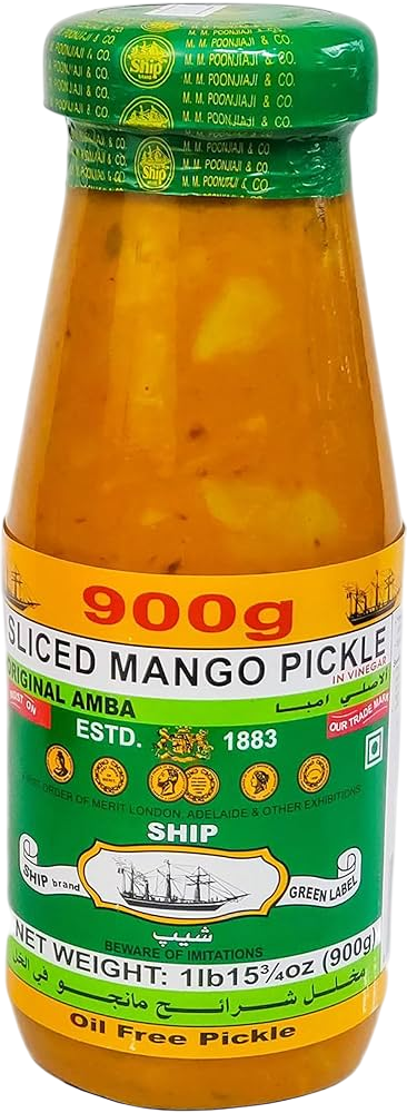 Ship Sliced Mango Pickle 900g