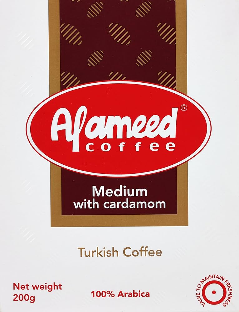 Al Ameed Medium Coffee W/Cardamon