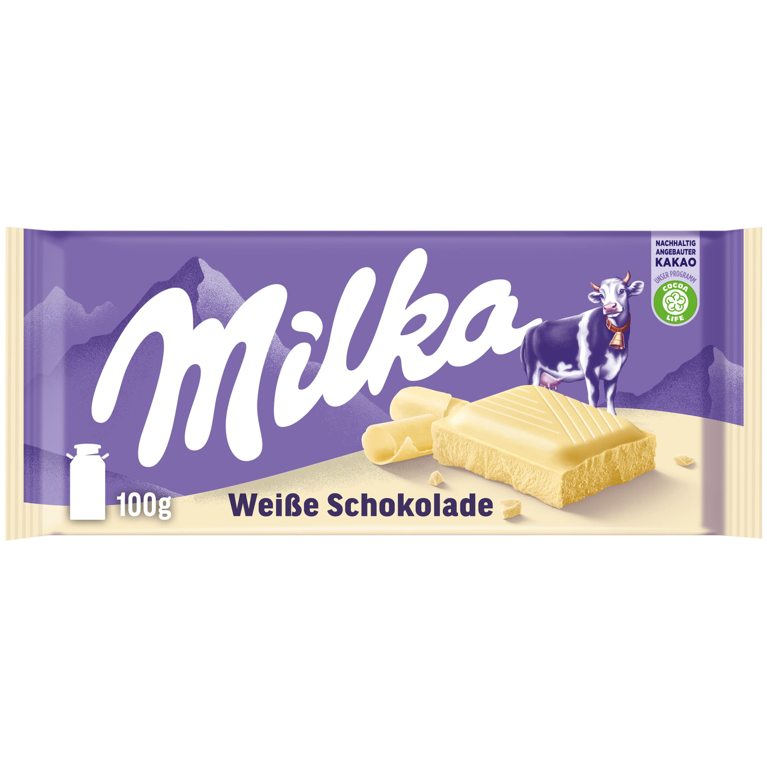 Milka White Chocolate 100 g