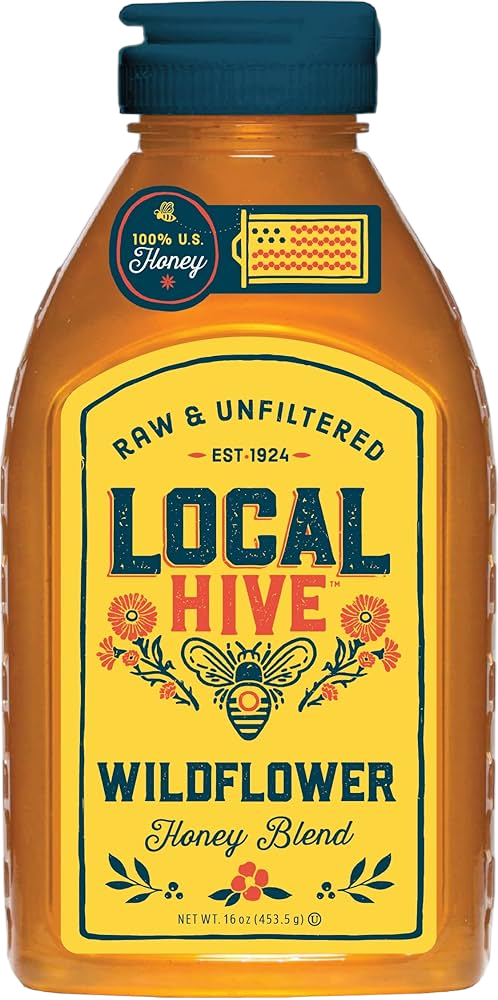 Local Hive Raw Wildflower Honey 16 oz