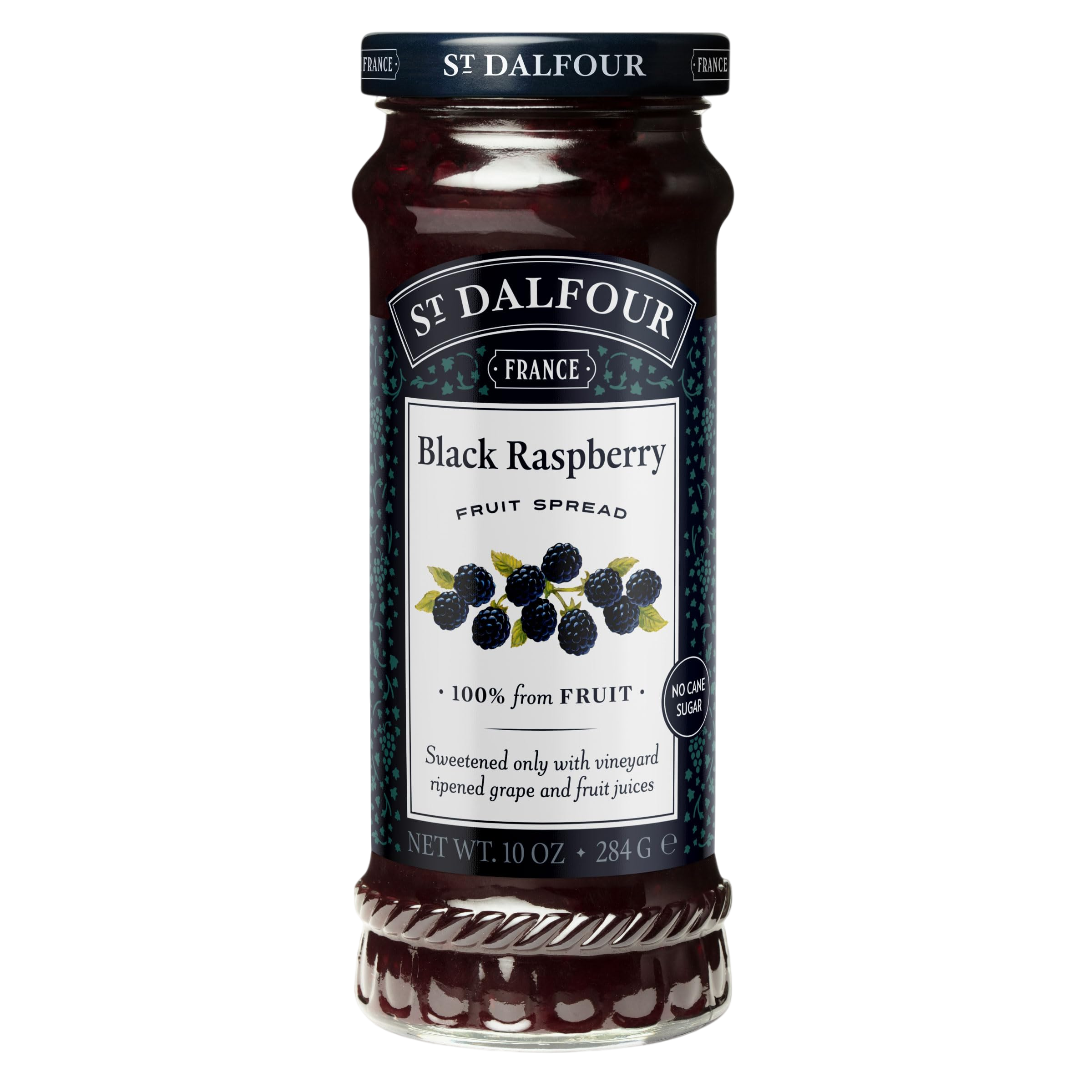 st dalfour black raspberry fruit spread 10oz