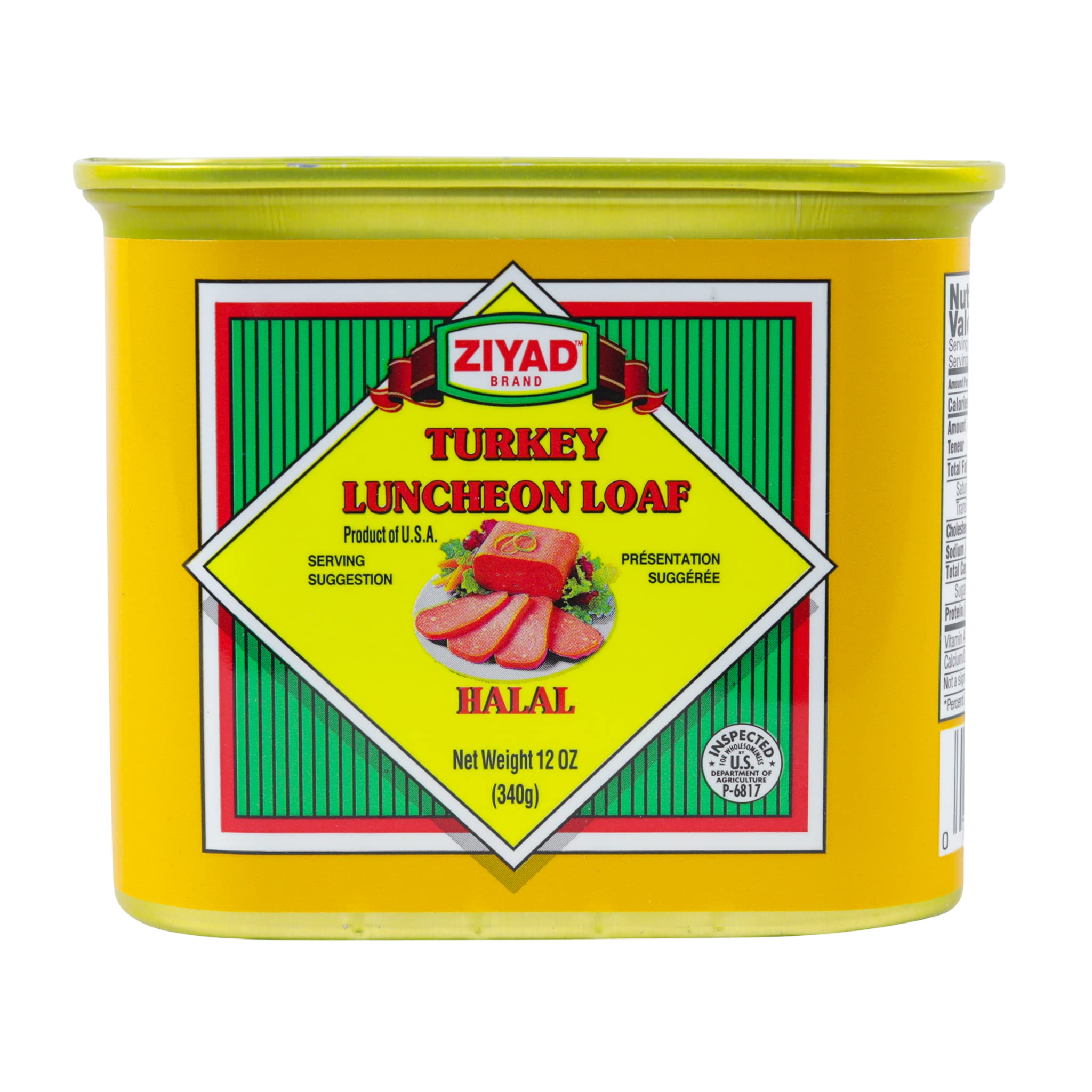 Ziyad Turkey Luncheon 12 oz