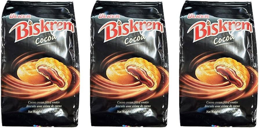 Ulker Biskrem w/Cocos Biscuits