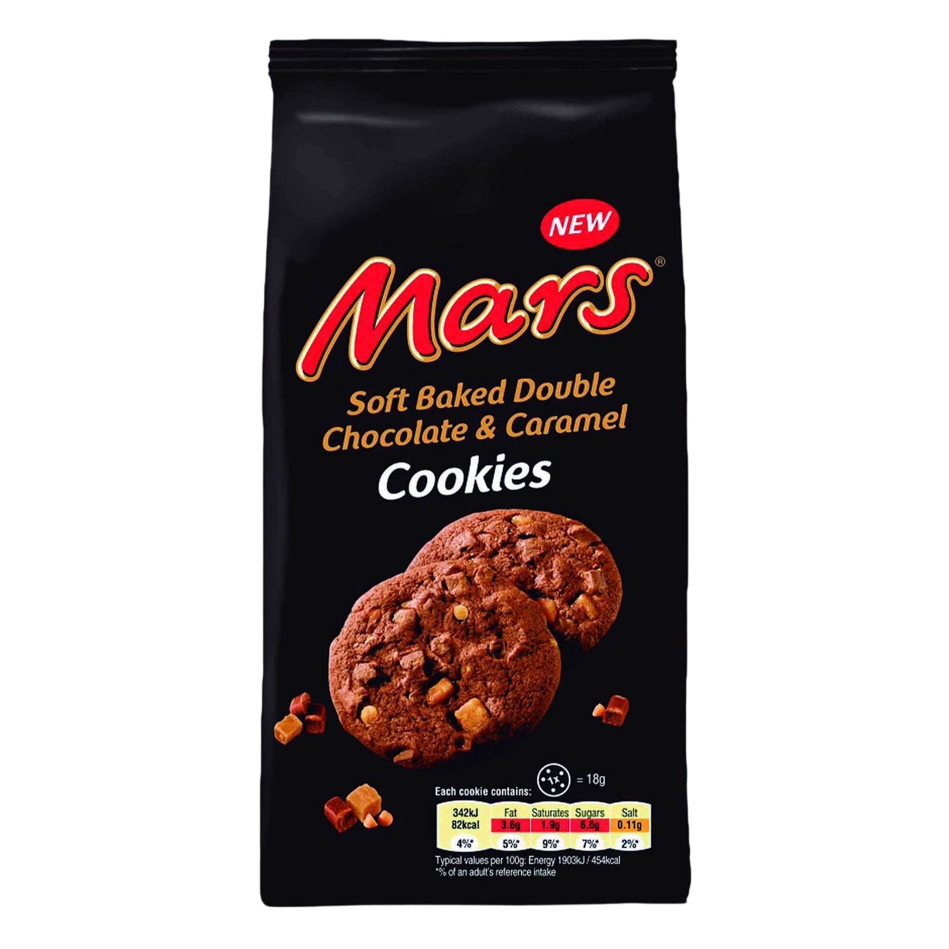 Mars Double Chocolate & Caramel Cookies 162g