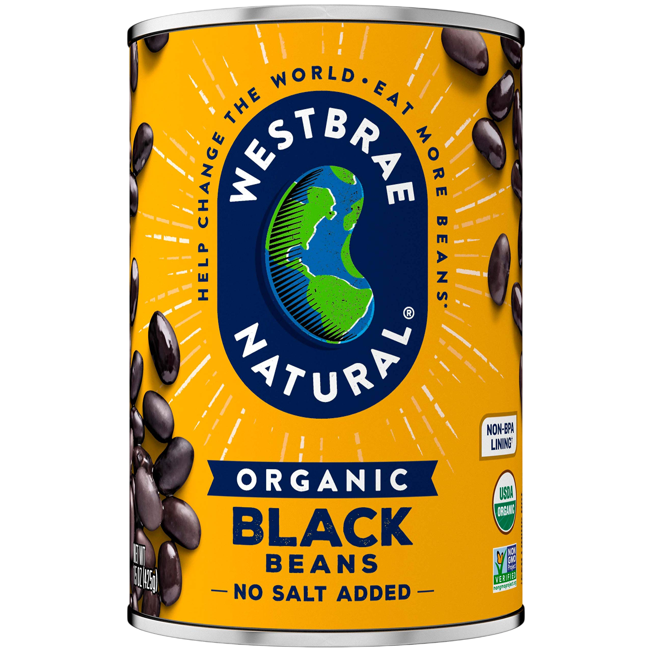 Westbrae Natural Organic Black Beans 15 oz