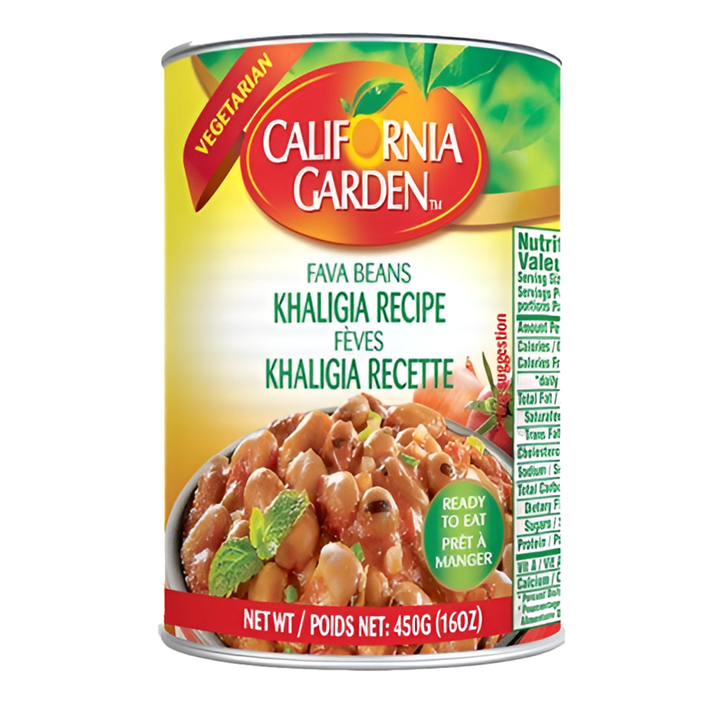 California Gard Fava Beans Khaligia Recipe 16oz