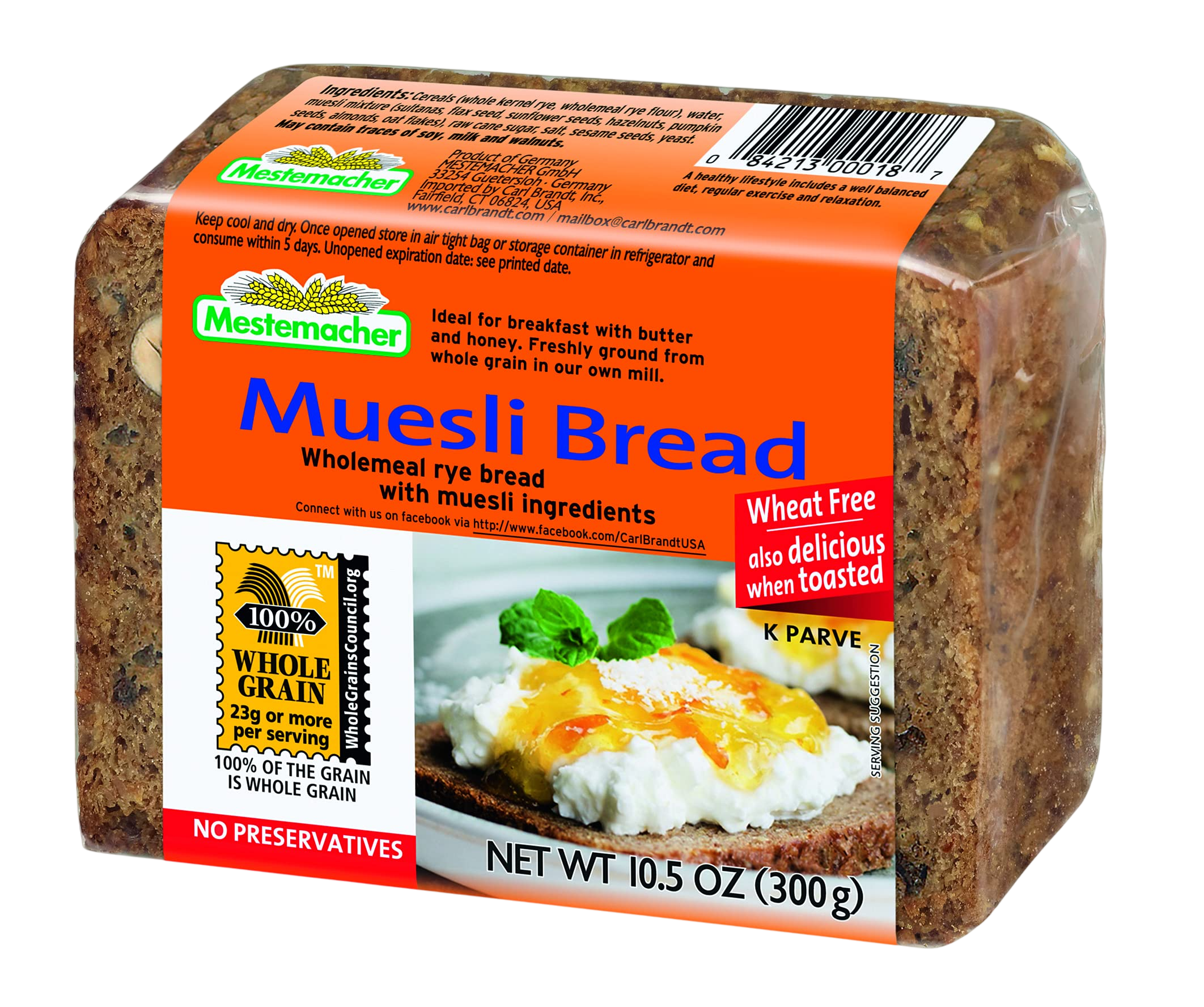 Mestemacher Muesli Bread 500g