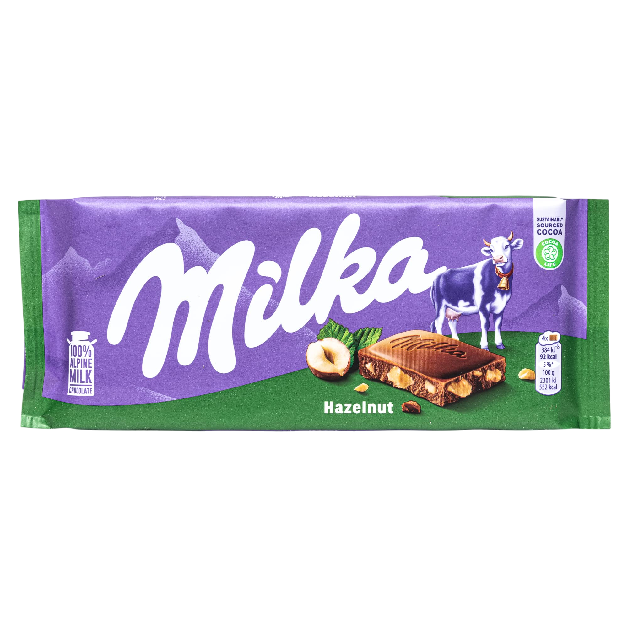 Milka Hazelnut Milk Chocolate 100g