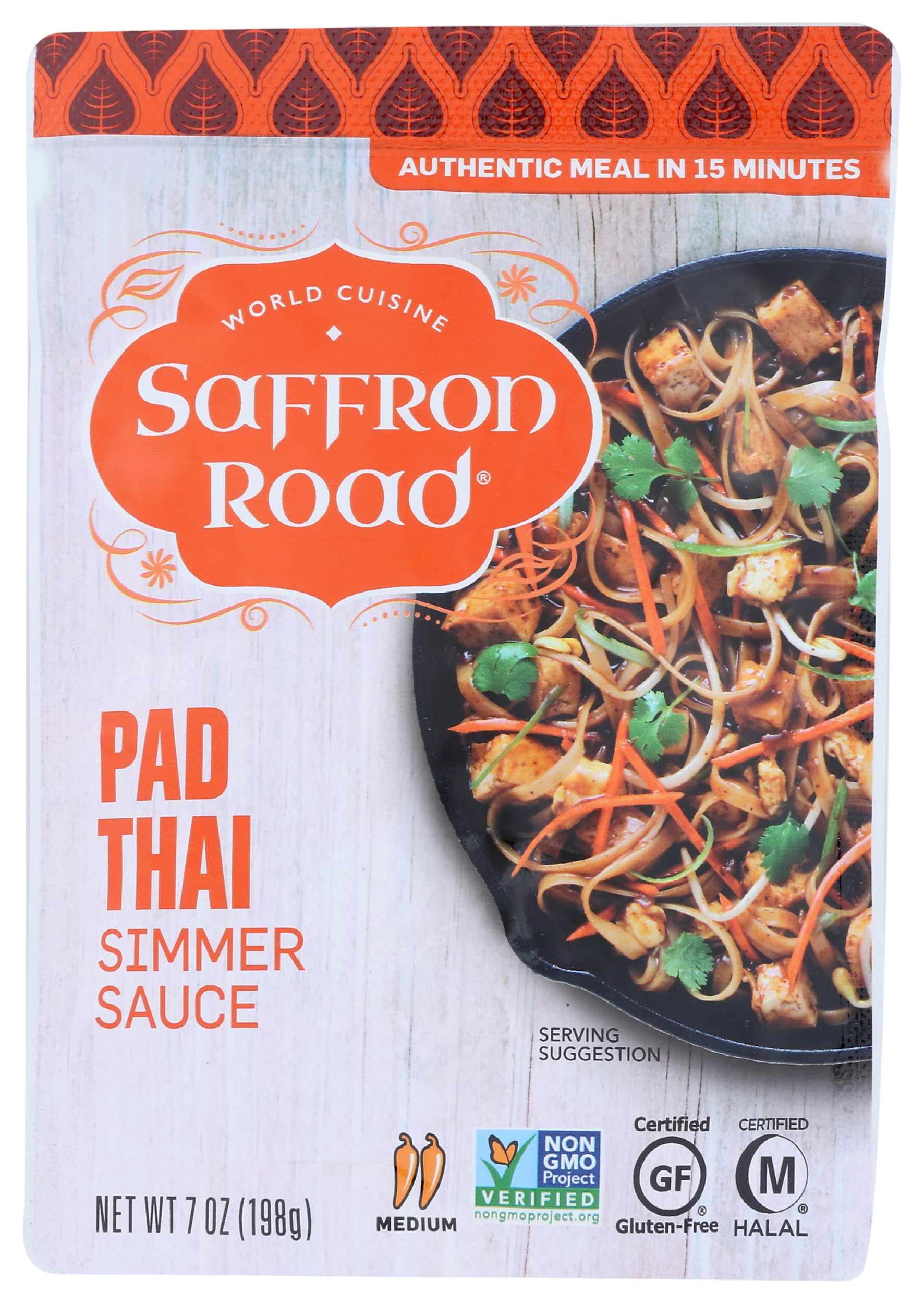 Saffron Road Pad Thai Simmer Sauce 7oz