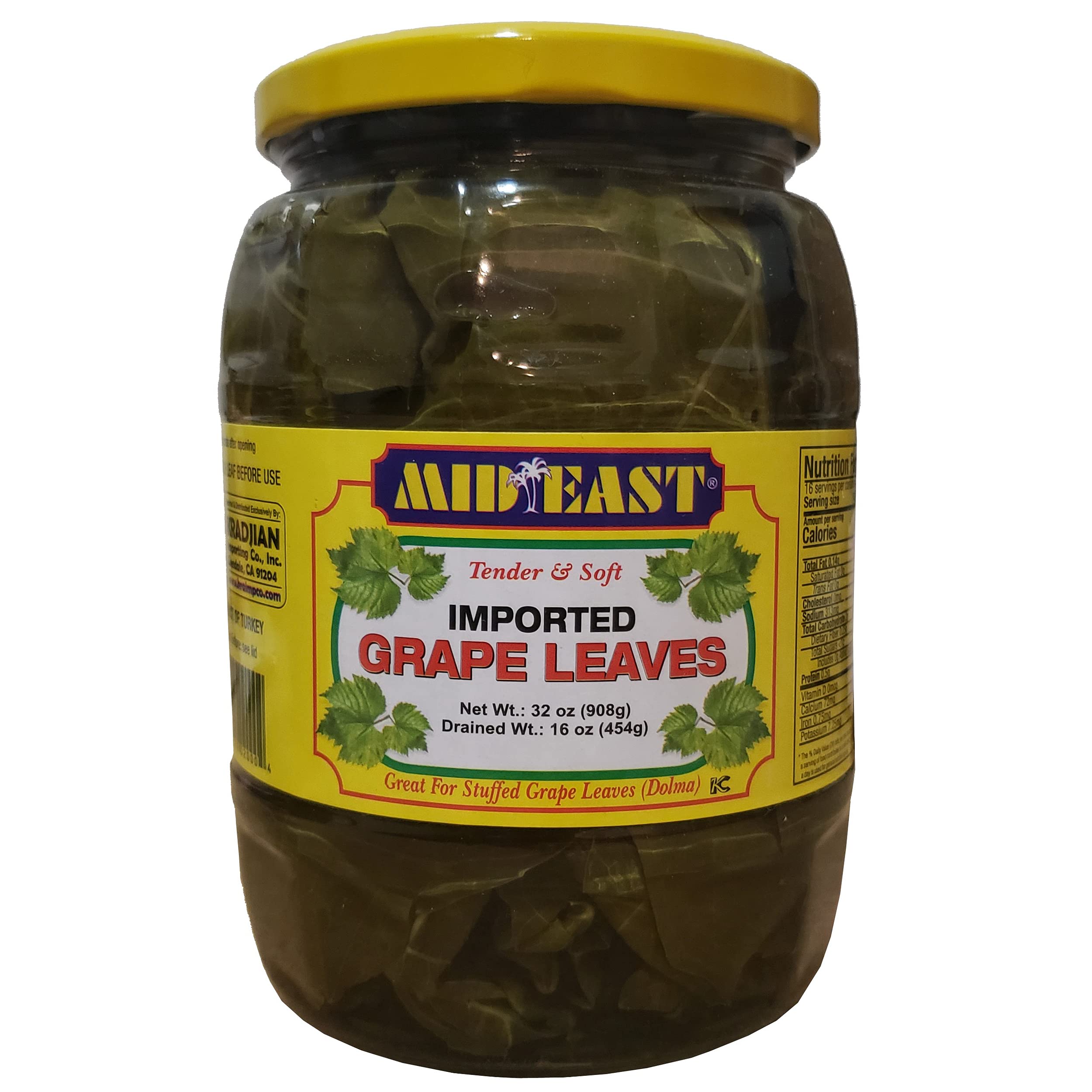 Mid East Imported Grape Leaves