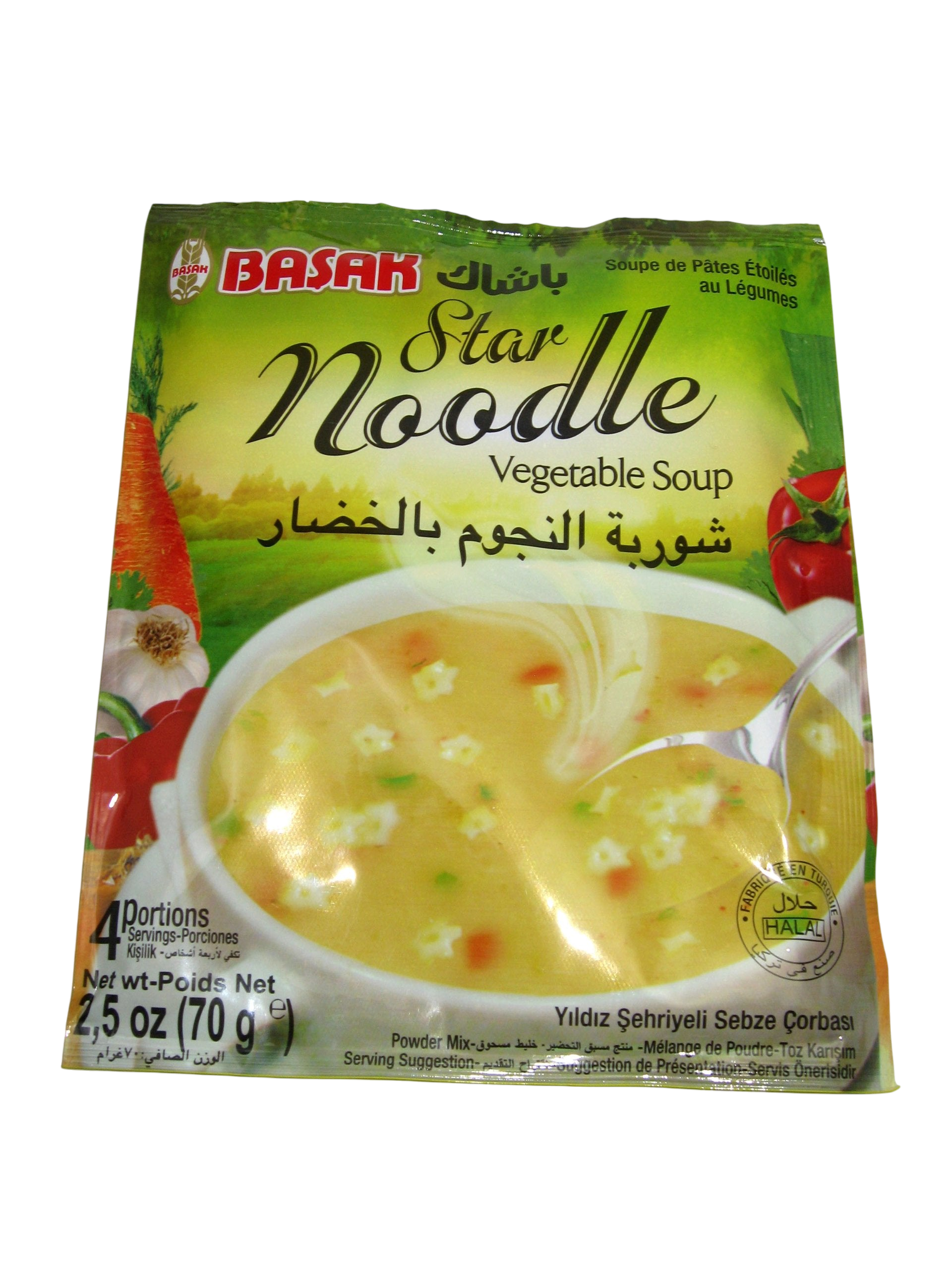 Basak Vegetable Star Noodle Soup 70 g