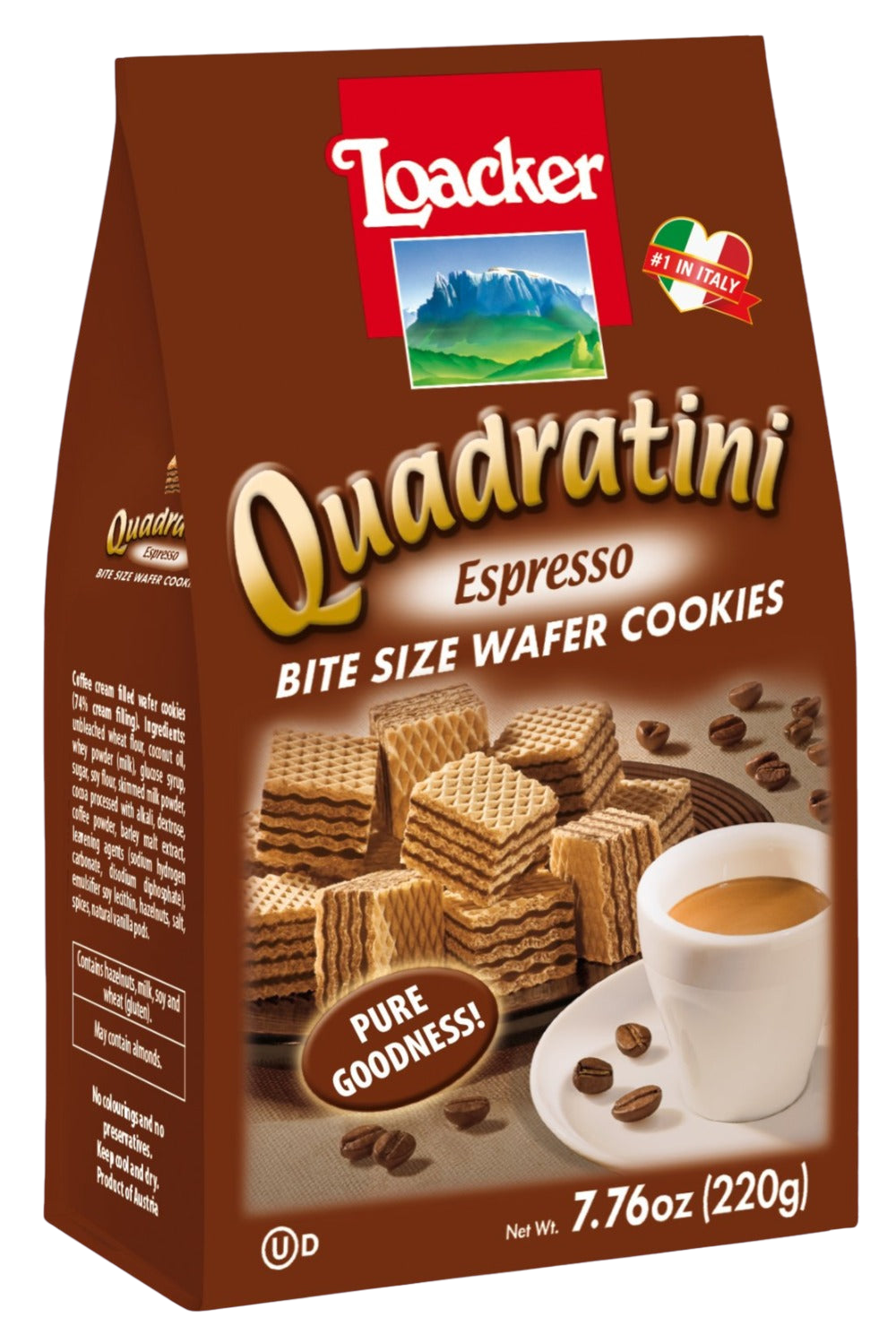 Loacker Quadratini Espresso 220g