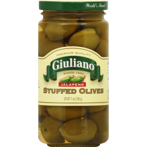 Giuliano Jalapeno Stuffed Olives 5oz