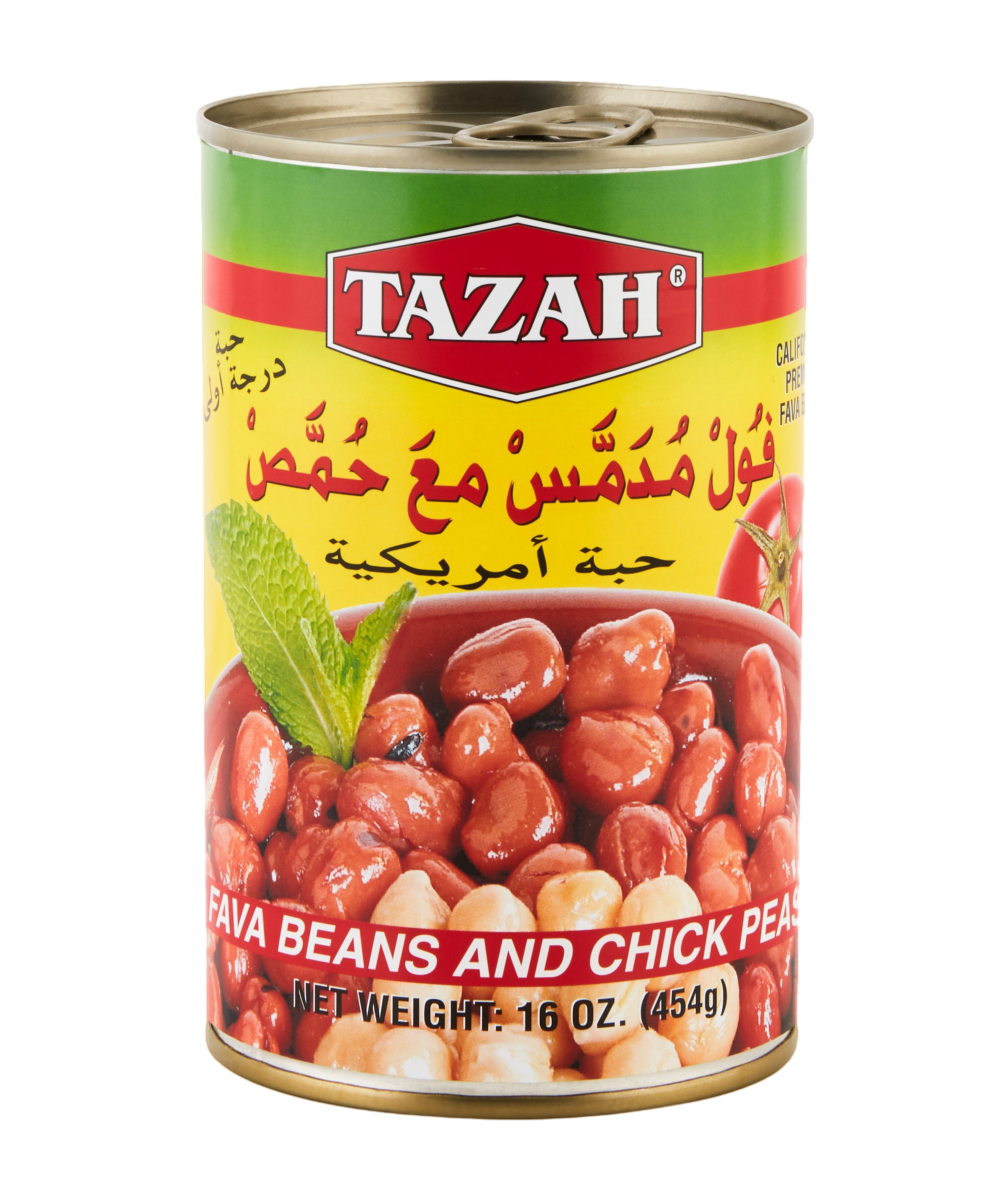 Tazah Fava Beans And Chickpeas 16 oz